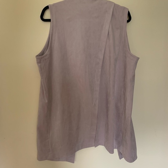 Soft Surroundings Faux Suede Vest XLP - Picture 5 of 6